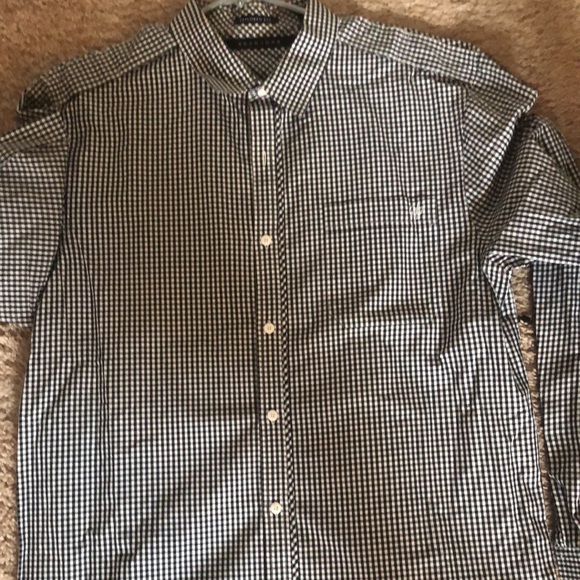 Used black and white Sean John button down tailor fit xl - Picture 3 of 4